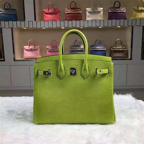 hermes birkin green lizard replica|hermes birkin side by side real.